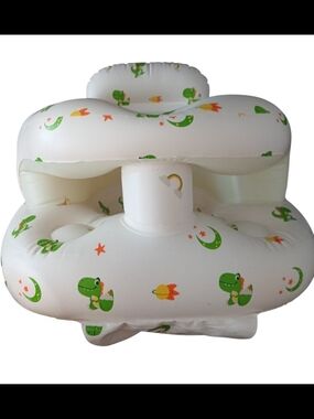 Portable Inflatable Baby Floor & Bath Seat - Cute Dinosaur Print